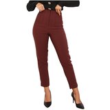 La Modeuse Hlače Chino / Carrot 18819_P53452 Bordo Cene