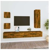 vidaXL 5-dijelni set TV ormarića boja dimljenog hrasta drveni | shoptok.hr