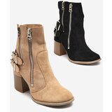 Resti Women's boots on the post in black Ferrgo- Footwear | ePonuda.com