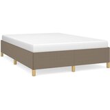 Maison Chic Posteljni okvir - Dvoposteljna postelja - Zakonska postelja brez vzmetnice taupe 140x200 cm blago-J12668, (21777097) | Shoptok.si