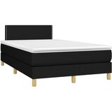  box spring s madracem LED crni 120 x 190 cm od tkanine | shoptok.hr
