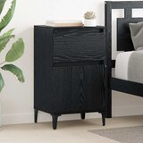 vidaXL Noćni ormar Crni hrast 40 x 35 x 70 cm Konstruirano drvo Cijene