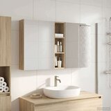  Komplet omaric za kopalnico s polico 3 pcs 120 x 14,5 x 70 cm, (5000246041) | Shoptok.si