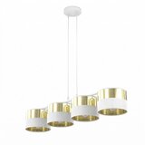  visilica na sajli lux 4xE27/15W/230V bela/zlatna | Eponuda.com