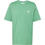 Adidas Majica 'Trefoil Essentials' svetlo zelena / bela