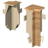 Egger Notranji vogalnik Cubical (Medeni hrast, 2 kos) Cene