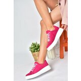 Fox Shoes P602045002 Fuchsia/White Suede Women's Sports Shoes Sneakers cene