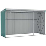 vidaXL Vrtna lopa zelena 118x288x178 cm pocinkano jeklo | Shoptok.si