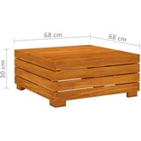  8-dijelna vrtna garnitura s jastucima masivno bagremovo drvo | shoptok.hr