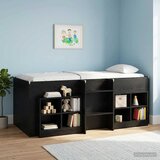 Ormarić za krevet s policom 2 pcs Crni hrast 66 x 33 x 48 cm Cene