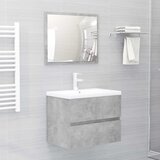 Maison Chic Komplet kopalniškega pohištva - Kopalniški sestavi betonsko sive barve iverna plošča, (21788373) | Shoptok.si