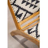 Premier Housewares Črno-bel/v naravni barvi fotelj Cefena – | Shoptok.si