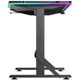 Ultradesk Gaming miza IRON, črna Slike