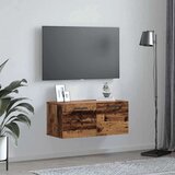 vidaXL Ormar za Zid Staro drvo 80 x 36.5 x 35 cm Konstruirano drvo | shoptok.hr