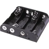 BC4AAB nosilec baterij 4x Mignon (AA) kontaktni poli (D x Š x V) 61 x 57 x 15 mm, (20635996)