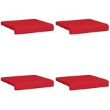  Jastučić za klupu 4 kom. Umjetna koža Crvena Dubina 35 cm | shoptok.hr