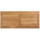  Konzolna stolica Smeđa 80 x 35 x 75 cm Čvrsto teak drvo | shoptok.hr