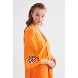 Trendyol Orange Embroidery Detailed Kimono & Kaftan braon | narandžasta | krem Cene