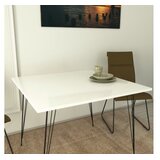 Hanah home Trpezarijski sto Sandalf Square, 90x75x90 cm, Bijeli | Eponuda.ba