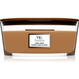 WoodWick Santal Myrrh dišeča sveča z lesenim stenjem (hearthwick) 453,6 g Cene