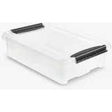 Kutija za odlaganje sa poklopcem 29x39x10, 8L, Providna