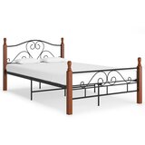  Okvir kreveta crni metalni 120 x 200 cm | shoptok.hr