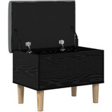  Klupa za odlaganje s jastučićem Crni hrast 62 x 42 x 46 cm | shoptok.hr