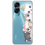  Torbica silikonska print skin za honor 90 lite cats Cene