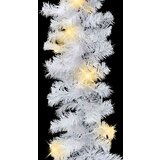 vidaXL božična girlanda z LED lučkami 20 m bela | Shoptok.si