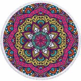  Okrogla brisača za na plažo Mandala - Dizajn #2 Cene