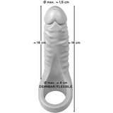 Realistixxx Double F - realistični dildo s prstenom za penis (prirodni) | shoptok.hr