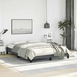  Okvir kreveta bez madraca tamno sivi 137x190 cm puni baršun | Shoptok.si