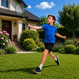  Reketi za badminton sa futrolom i lopticama 6u1 - zeleni | Shoptok.si