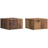 vidaXL Stenska stranska miza 2 pcs Star les 34,5 x 33 x 20 cm, (5000247374) | Shoptok.si