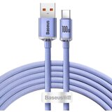 Baseus Crystal Shine kabel USB na USB-C, 100W, 2m (vijoličen), (20627687) Cene