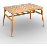 Bessagi Garden Vrtna Miza Nicola, Barva Tikovine, 160-200x90 | Shoptok.si