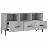 TV ormarić boja betona 102 x 36 x 50 cm od konstruiranog drva | shoptok.hr