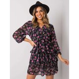 RUE PARIS Dress-WN-SK-21049.38X-black-pink | Shoptok.si