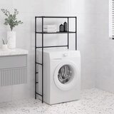 The Living Store 2-nadstropni regal za nad pralni stroj črn 69x28x143 cm železo - Regal Za Shranjevanje, (21743957) | Shoptok.si