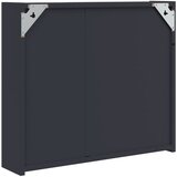 Kupaonski ormarić s ogledalom i LED svjetlom sivi 60x13x52 cm | Eponuda.com