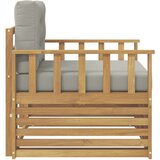  Zunanji kavč Poliester Bela in svetlo siva, (5000272126) | Shoptok.si