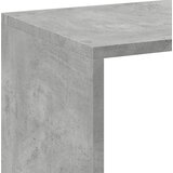 Sobna pregrada / regal za knjige sivi 102x29x103,5 cm drveni | shoptok.hr