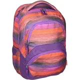 freedom šarena prugasta zaobljena školska torba, ruksak 45x33x26cm