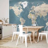  Foto tapeta - Vintage World Map 300x210 Vodootporna | shoptok.hr
