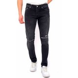 True Rise Kavbojke slim 140560441 Črna | Shoptok.si