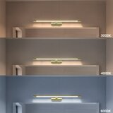  LED osvetljenje za kupatilsko ogledalo KLIMT LED/12W/230V 3000/4000/6000K 60 cm IP44 zlatna | Eponuda.com