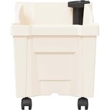 Calypso saksija s kotačima Bijela 79 x 35 x 33 cm PP | Eponuda.com