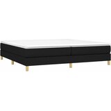  s oprugama i madracem crni 200x200 cm od tkanine | shoptok.hr