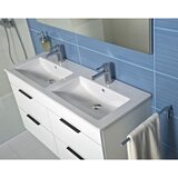 Jika H4536621763001 Cube 120 x 44 cm dvojni umivalnik z omarico | Shoptok.si