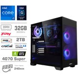 MEGA Računalnik MT S7X GAMER i7-12700K/RTX4070 Super/32GB/2TB-4.0/750W/Brez OS/črna RGB, (21218392) | Shoptok.si